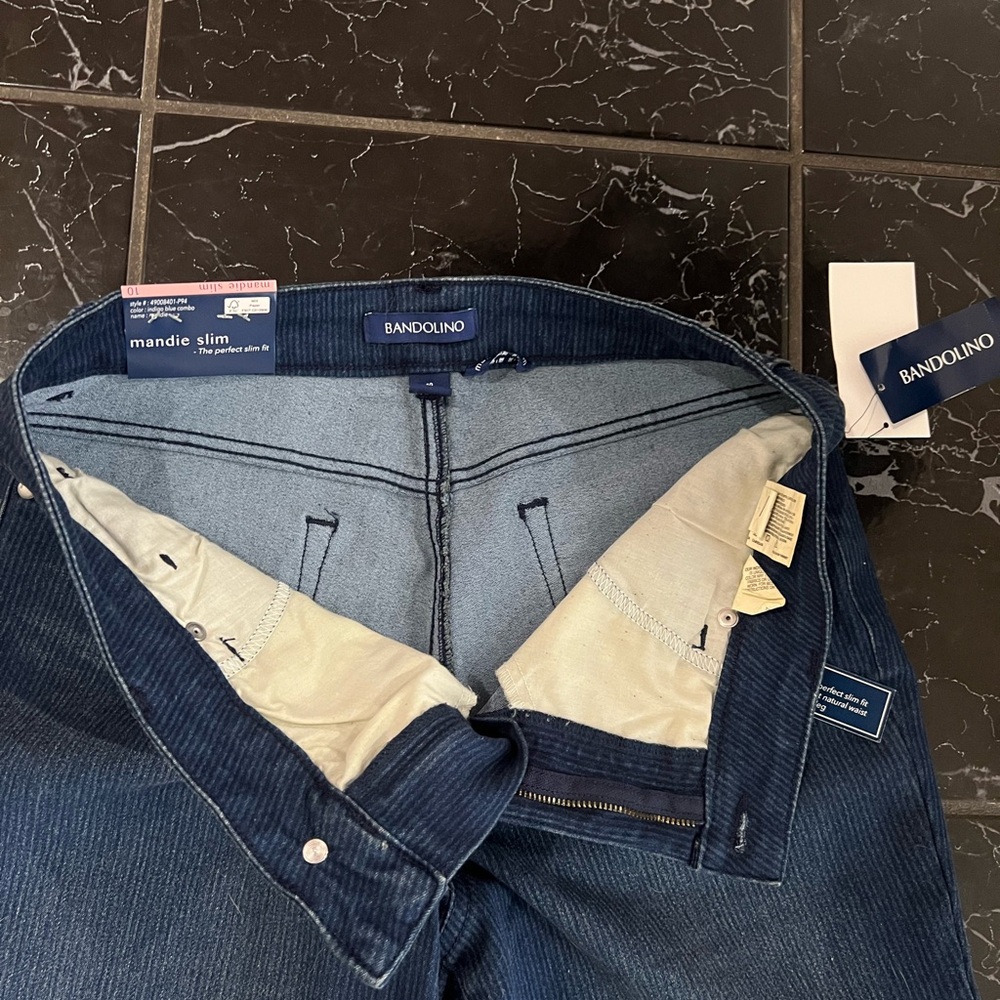 Bandolino Women’s Dark Blue Slim Jeans